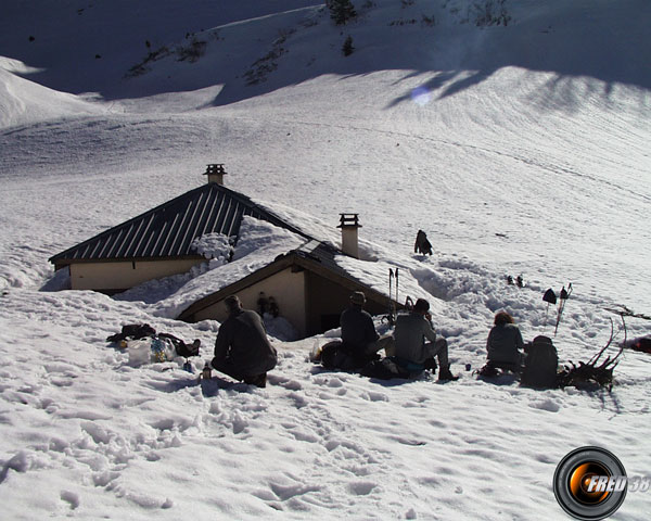 Le refuge d'Hurtière.