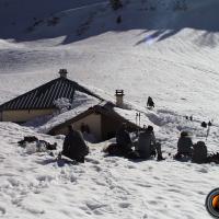 Le refuge d'Hurtière.