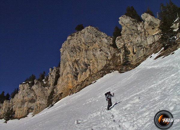 Près du col de la Vache.