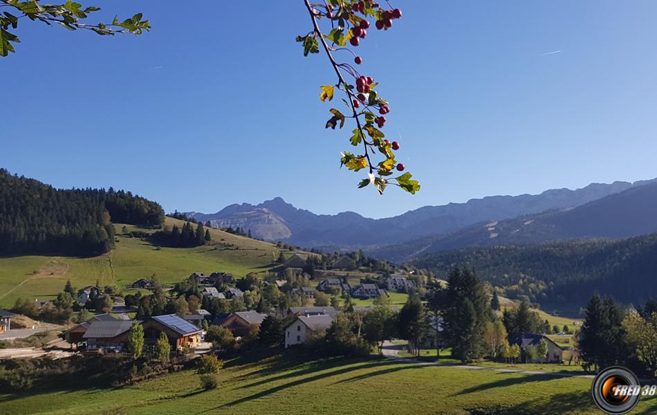 Corrençon au départ de la rando.