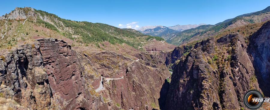 Les Gorges vue du Point Sublime.