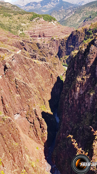 Les gorges vue du point sublime