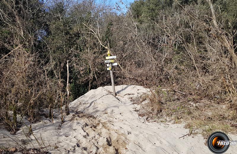 L'arrivée au bord de l'Ardèche.