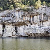 Dans les gorges.