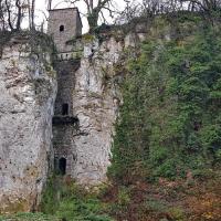 Dans les gorges.