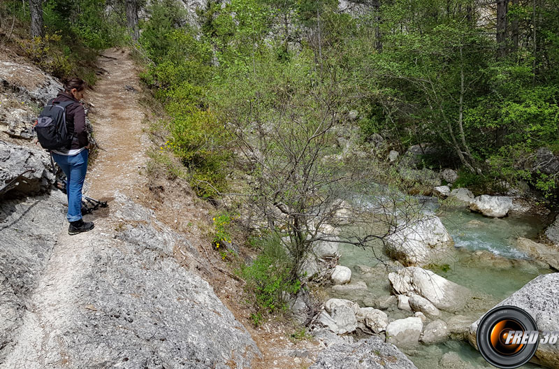 Bas du ravin de Turquet.