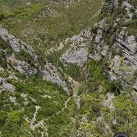 Ravin de Turquet vu du haut.