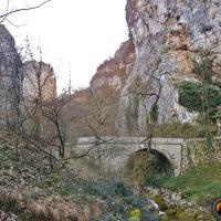 Au début des gorges.