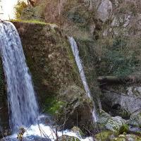 Dans les gorges.