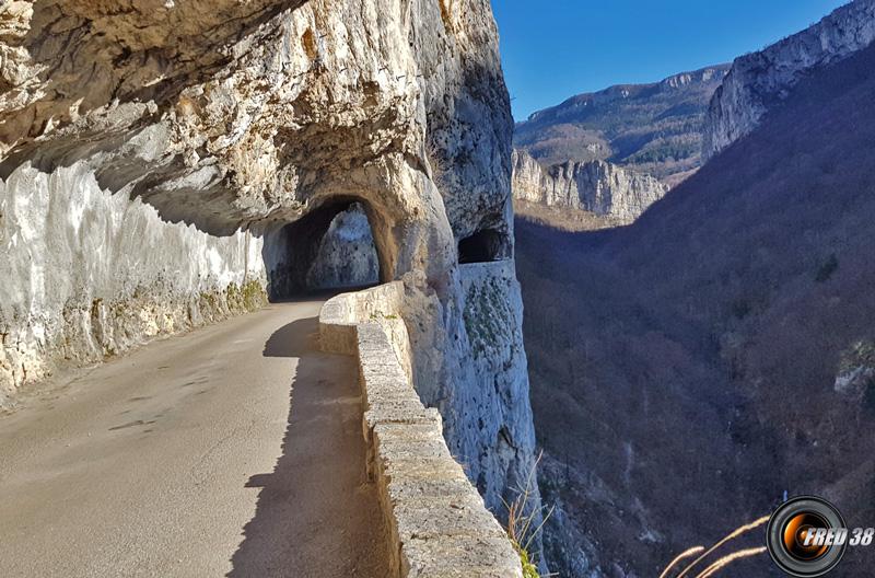 La route des gorges.