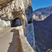 La route des gorges.