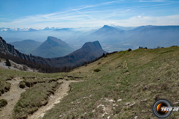 Descente après les Banettes.