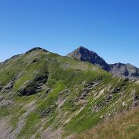 La crête vers le sommet.