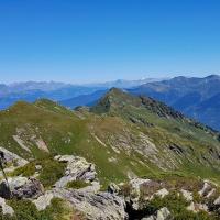La crête vers nord.