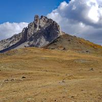Le sommet vu du col de buffère.
