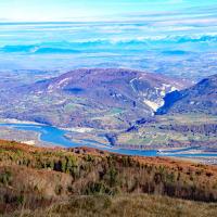 Le Rhône vu du sommet .
