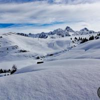 Le col du Merdaret.