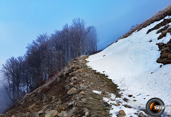 Début des lacets.