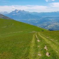 Sur la crête finale.