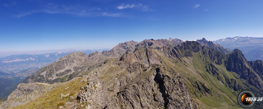 Le massif de Belledonne.