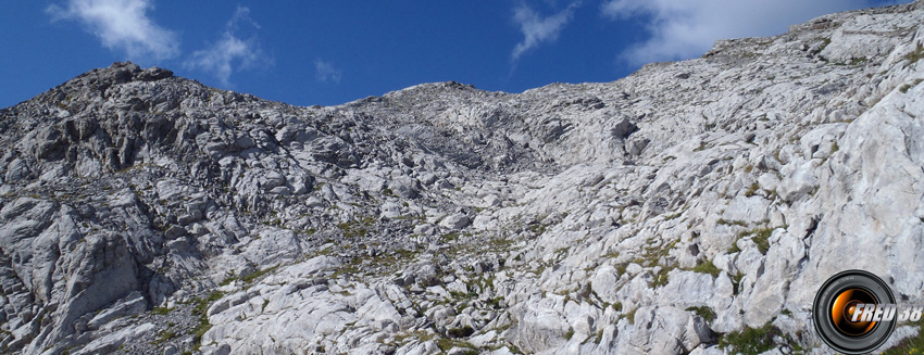 Le cheminement dans les rochers