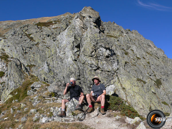 Au col de la Frèche.