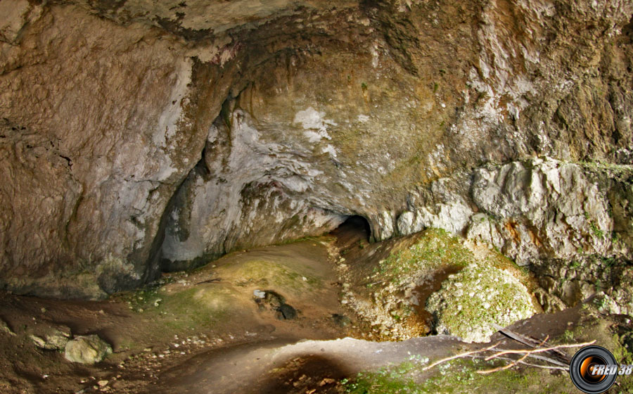 Le fond de la grotte