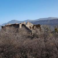 La première ruine, inaccessible.