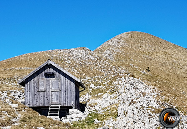 Le Jocou vu de la petite cabane située sur la crête sud.