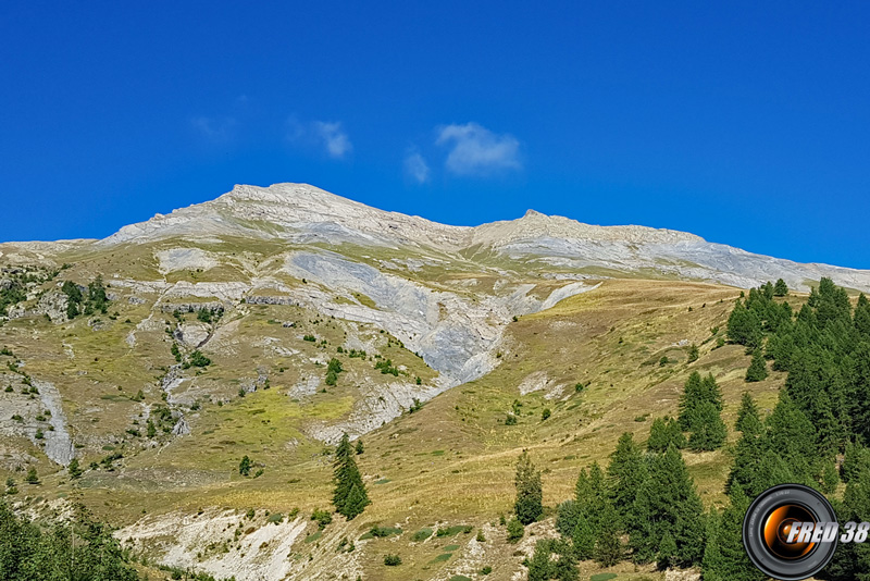 Vue du départ de Préron.