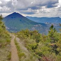 Le GR dans la descente.