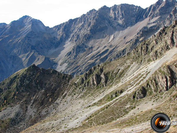 Le col de la Clochette.