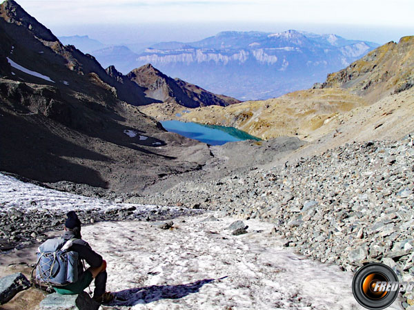 Le lac vu du dessus.