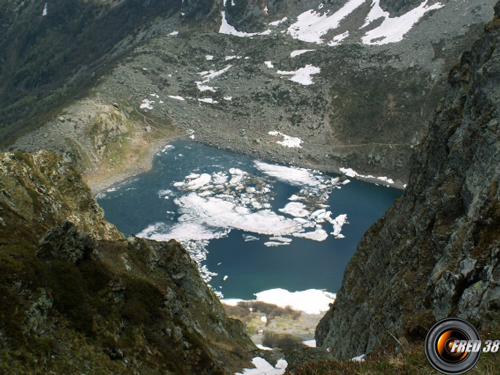 Le lac vu du Pic Barlet.