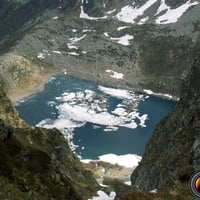 Le lac vu du Pic Barlet.