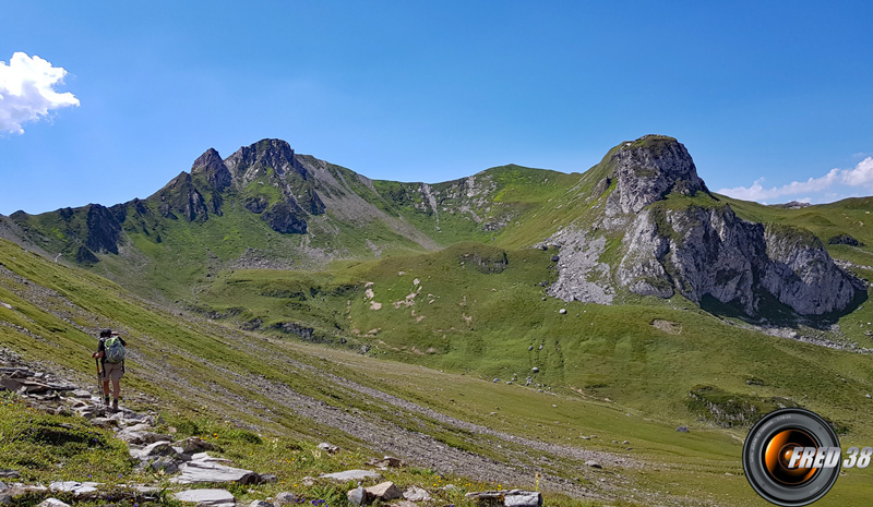 En direction du col du Coin.