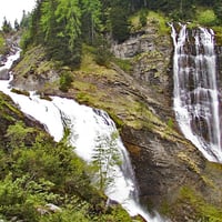 Cascades de la Pleureuse et de la Sauffaz.