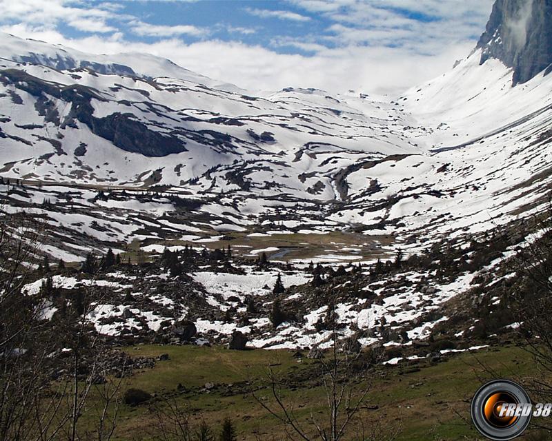 Le vallon et le col d'Anterne