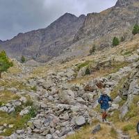 Le vallon de l'Agnel montant au lac.