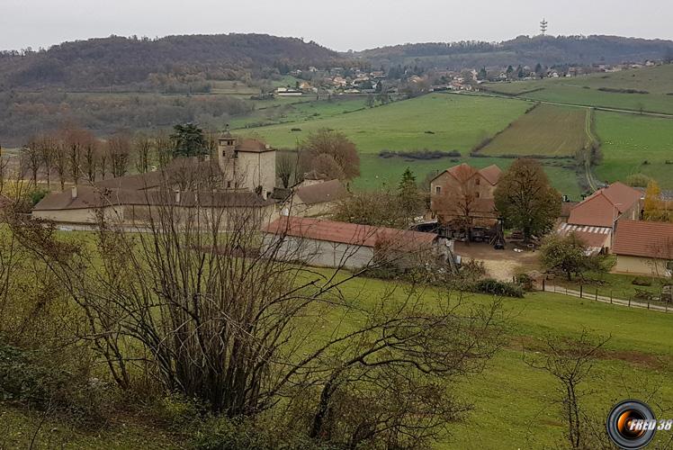 Vue en montant à la chapelle.