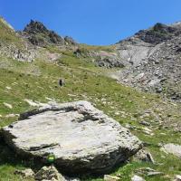 Sous le col de Lavoire versant SO.