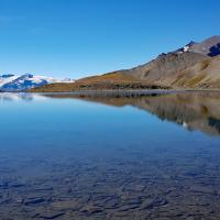 En fond les glaciers de la Vanoise