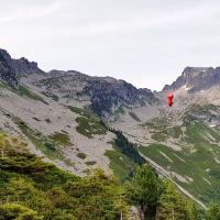 Le lac vers la flêche