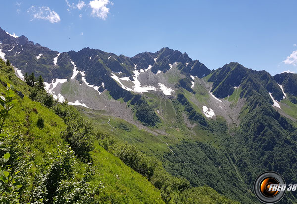 La crête de la Balme.