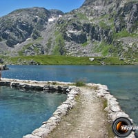 Le passage entre le lac de Cottepens et lac carré.