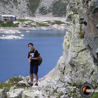 En fond le refuge des 7 Laux.