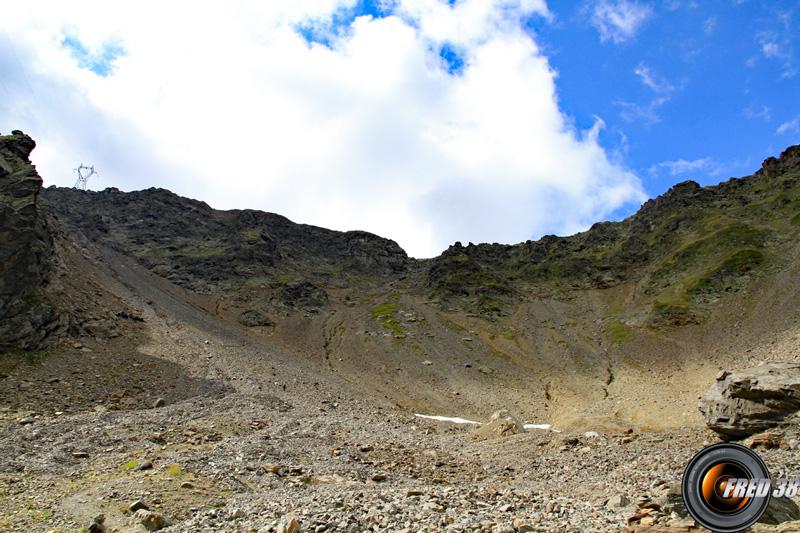 Sous le col de la Terrasse.