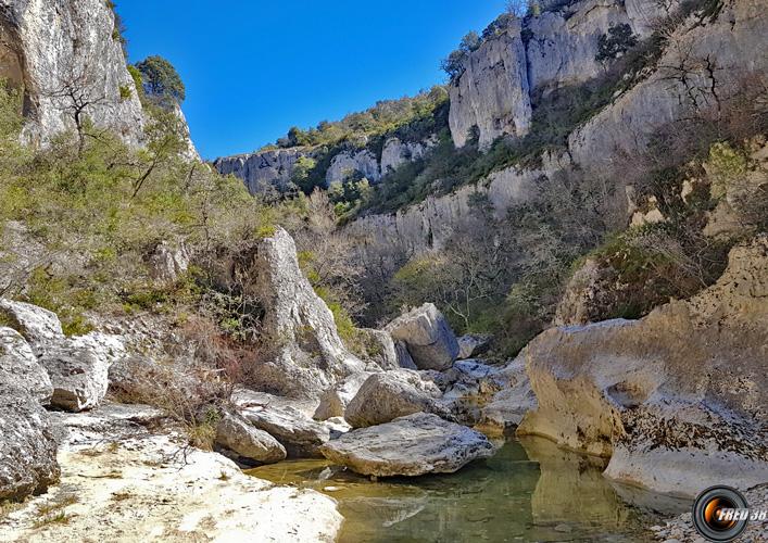 Au fond des gorges.