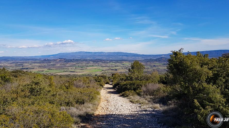 Vue de la sortie des gorges.