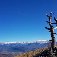 Au sommet vue sur l'Estrop.